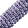 Klaviatūra CableMod Classic Coiled Cable susuktas klaviatūros laidas USB-C į USB Type A, Rum Raisin