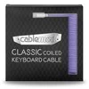 Klaviatūra CableMod Classic Coiled Cable susuktas klaviatūros laidas USB-C į USB Type A, Rum Raisin
