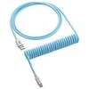 Klaviatūra CableMod Classic Coiled Cable susuktas klaviatūros laidas USB-C į USB Type A, Blueberry Cheesecake – 150c