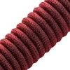 Klaviatūra CableMod Classic Coiled Cable susuktas klaviatūros laidas USB-C į USB Type A, Republic Raudona – 150cm
