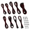CableMod Classic ModMesh C-Series Cable Kit Corsair RMi & RMx – juodas/blood red