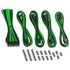 CableMod Classic ModMesh Cable Extension Kit – 8+6 Series – juodas/light žalias