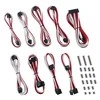 CableMod Classic ModMesh RT Cable Kit ASUS/Seasonic/Phanteks – baltas/red