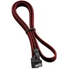„CableMod ModMesh“ stačiakampis SATA 3 kabelis, 60 cm, Ø 10,7 mm, kraujo raudonumo