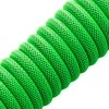 Klaviatūra CableMod PRO Coiled Cable susuktas klaviatūros laidas USB-C zu USB Typ A, Viper Žalias – 150cm