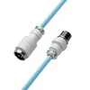 Klaviatūra CableMod PRO Coiled Cable susuktas klaviatūros laidas USB-C į USB Type A, Blueberry Cheesecake - 150cm