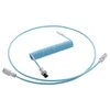 Klaviatūra CableMod PRO Coiled Cable susuktas klaviatūros laidas USB-C į USB Type A, Blueberry Cheesecake - 150cm