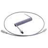 Klaviatūra CableMod PRO Coiled Cable susuktas klaviatūros laidas USB-C į USB Type A, Rum Raisin – 150cm