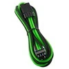 CableMod PRO ModMesh 8-Pin PCIe Extension – 45cm, juodos spalvos/hellžalios spalvos