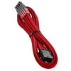 CableMod PRO ModMesh 8-Pin PCIe Extension – 45cm, raudonos spalvos