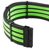 LG CableMod PRO ModMesh Cable Extension Kit – juodos spalvos/hellžalios spalvos