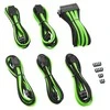 LG CableMod PRO ModMesh Cable Extension Kit – juodos spalvos/hellžalios spalvos