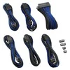 CableMod PRO ModMesh Cable Extension Kit – juodos spalvos/mėlynos spalvos