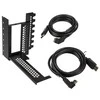 „CableMod“ vertikalus vaizdo plokštės laikiklis su PCIe x16 jungtimi, 2x DisplayPort – juodos spalvos