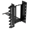 „CableMod“ vertikalus vaizdo plokštės laikiklis su PCIe x16 jungtimi, 2x DisplayPort – juodos spalvos