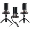 CHERRY UM 6.0 ADVANCED USB MIC - FOR STREAMING/OFFICE Sidabrinis/BLAC