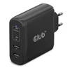 Club 3D Club3D kelioninis įkroviklis 100W GAN technologija, 2xUSB-A ir 2xUSB-C, PD 3.0 palaikymas