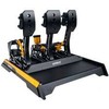 CONSPIT CPP EVO 3 V2 Pedalset, hydraulischer Bremszylinder, mit Kupplungspedal - juodas