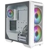 COOLER MASTER PC dėklas HAF 500 Midi bokštas ARGB baltas