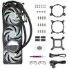 Procesoriaus Aušintuvas - Cooler Master MasterLiquid 360 ION 3 Ventiliatoriai Juodas