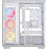 Corsair 3500X LX-R PC Case, Mid-Tower, E-ATX, RGB, Tempered Glass – baltas