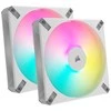Corsair | 140 mm PWM dviejų ventiliatorių komplektas | iCUE AF140 RGB ELITE | Dėklo ventiliatorius