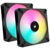 Corsair iCUE AF140 RGB ELITE ventiliatorių pora