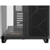 „Corsair AIR 5400 RS-R ARGB“ korpusas, vidutinio dydžio bokštas, grūdintas stiklas, RGB ir juodas, komplekte yra 3 x 120 mm ventiliatoriai