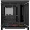 „Corsair AIR 5400 RS-R ARGB“ korpusas, vidutinio dydžio bokštas, grūdintas stiklas, RGB ir juodas, komplekte yra 3 x 120 mm ventiliatoriai