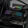 RAM 64 GB „Corsair DIMM 6600“ (2 x 32 GB) dvigubos atminties rinkinys (juodas. CMT64GX5M2B6600C32. „Dominator Platinium“. INTEL XMP)