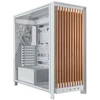 Corsair Microsystems Corsair FRAME 5000D WOOD RS, Midi Tower korpusas, PC, Riešutas, Balta, ATX, EATX, micro ATX, Mini-ITX, Plastikas, Plienas, Grūdintas stiklas, Žaidimams