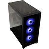 Korpusas Corsair iCUE 4000X RGB Tempered Glass Midi-Tower, juodas
