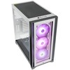 Korpusas Corsair iCUE 4000X RGB, tempered glass, baltas