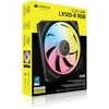 Corsair iCUE Link LX120-R RGB, PWM korpuso ventiliatorius – 120mm, juodos spalvos
