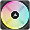 Corsair iCUE LINK QX120 RGB Series, PWM korpuso ventiliatorius, 3er Pack su RGB valdikliu- 120mm, juodos spalvos, Starter Kit