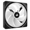 Vienas CORSAIR iCUE LINK QX140 RGB 140 mm magnetinio kupolo ventiliatorius