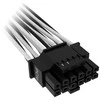 Corsair Premium Sleeved 12+4 Pin PCIe Gen5 12VHPWR 600W – juodos spalvos/baltos spalvos
