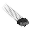 Corsair Premium Sleeved 12V-2×6 to 12V-2×6 Cable, Universal – Baltas