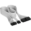 „Corsair Premium Sleeved 24-Pin ATX“ kabelis, skirtas 5 tipo maitinimo šaltiniui – Baltas