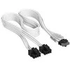 Corsair Premium Sleeved 2x 8-Pin to 12V-2×6 Cable, for Type-4 Power Supply – Baltas