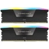 RAM CORSAIR VENGEANCE RGB 32GB 2x16GB DDR5 5600MT/s DIMM Nebuferinis 40-40-40-77 XMP 3.0 Juodas Heatspreader RGB LED 1.25V