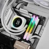 RAM CORSAIR DDR5 6000MT/s 32GB 2x16GB DIMM Unbuffered 36-44-44-96 Std PMIC XMP 3.0 VENGEANCE RGB DDR5 Baltas Heatspreader Juodas PCB 1.4V