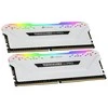 RAM „Corsair DIMM 32 GB DDR4-2666 (2x 16 GB) Dual-Kit“, atmintis - balta, CMW32GX4M2A2666C16W, Vengeance RGB PRO, INTEL XMP