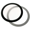 DEMCiflex dust filter 120mm, round – juodos ir baltos spalvos