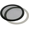 DEMCiflex dulkių filtras 120mm, apvalus - juodas/juodas