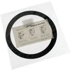 DEMCiflex dust filter 120mm, round – juodos ir baltos spalvos