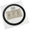 DEMCiflex dust filter 140mm, round – juodos ir baltos spalvos