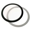DEMCiflex dust filter 200mm, round – juodos ir baltas spalvos