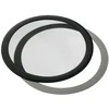 DEMCiflex dust filter 200mm, round – juodos spalvos