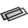 DEMCiflex Dust Filter 2x40mm, square – juodos spalvos